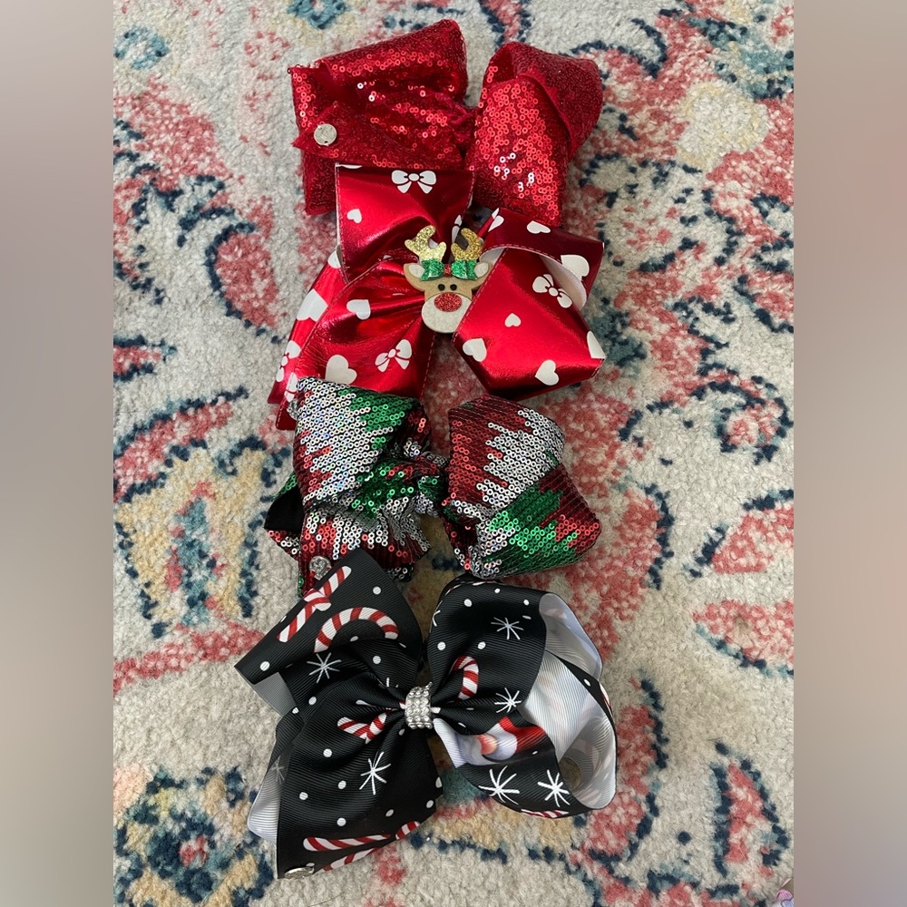 JoJo Siwa oversized style bows - Christmas bundle